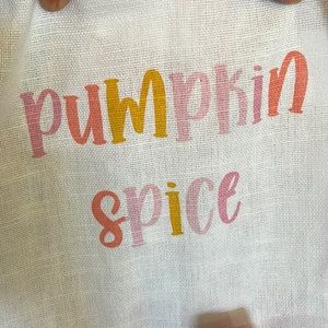 Peach & Pink Pumpkin Spice Apron by Pumpkin Tales